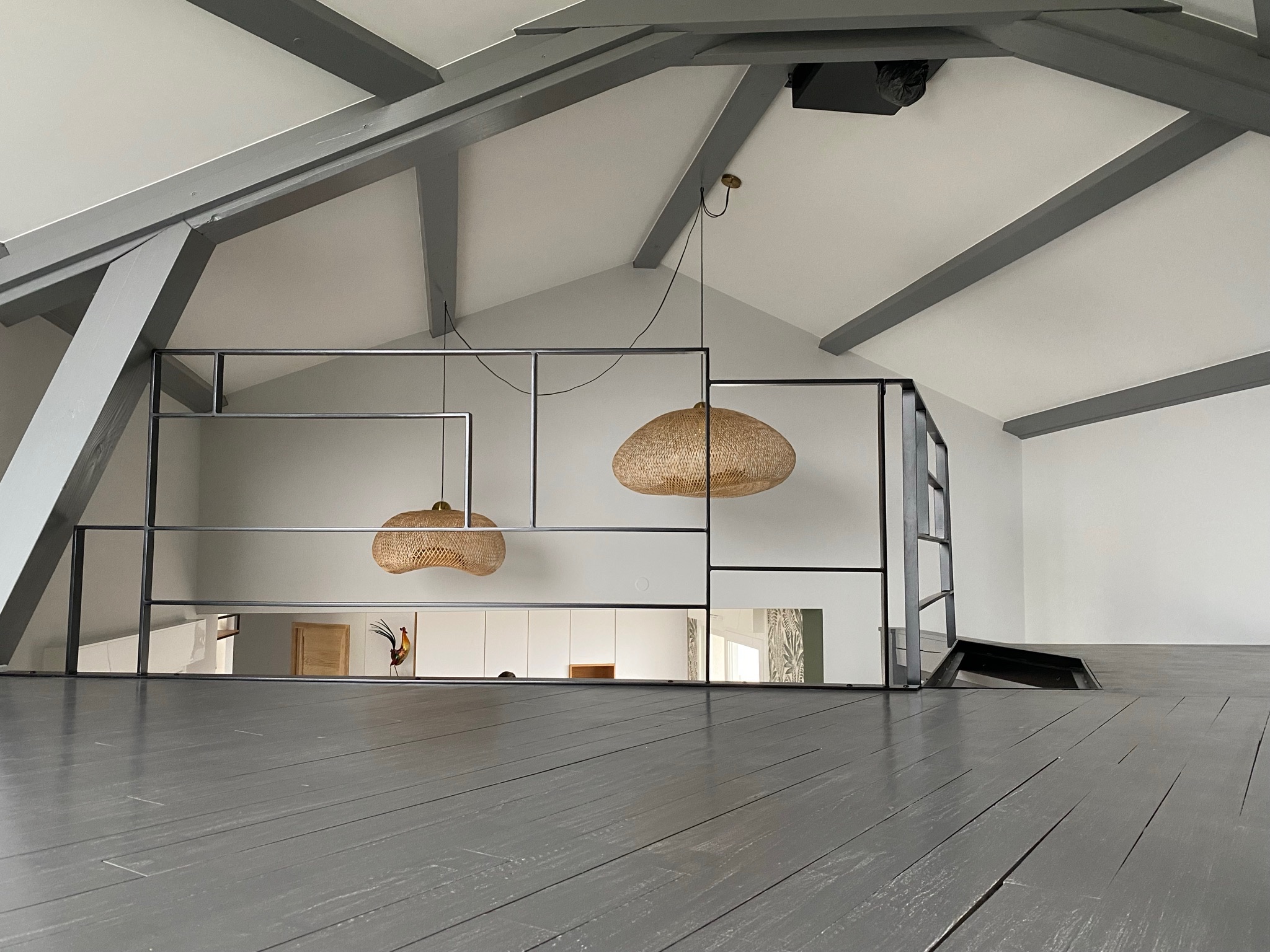 Garde-corps métallique sur mesure par Pascal Gardes, serrurerie métallerie Lantriac