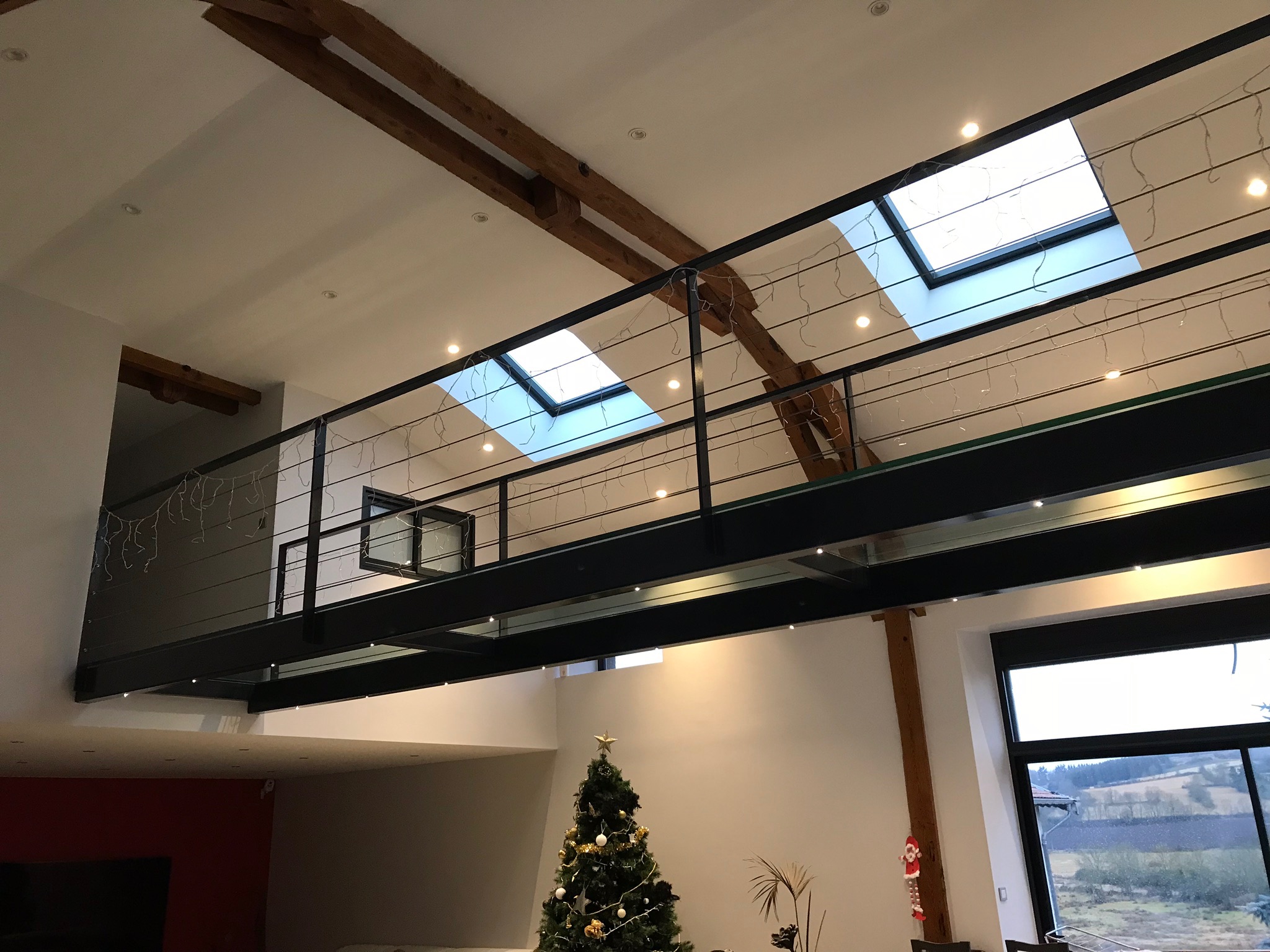 Réalisations de serrurerie métallerie par Pascal Gardes - Passerelle et terrasse métallique